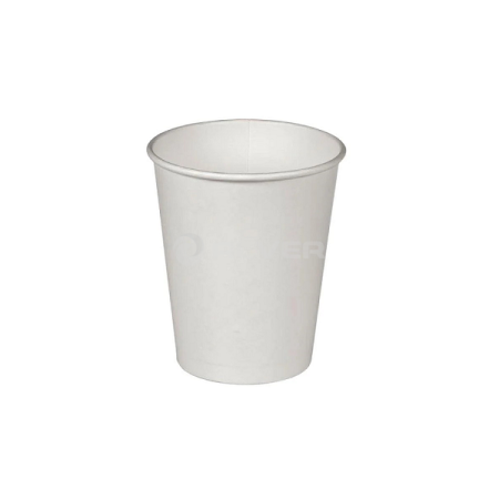 *Стакан бумажный для горячих напитков белый 250 мл(75шт/пач, 1500шт/кор) 12742