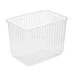 Контейнер прямоугольный (186*132) 2000мл, ПРОЗРАЧНЫЙ, крышка 44046