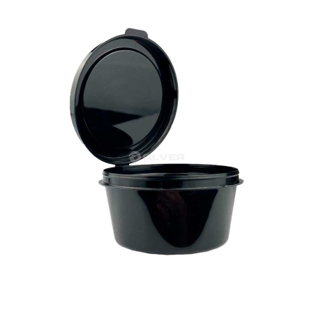 Соусница 50 мл с крышкой ЧЕРНАЯ (арт 1246)