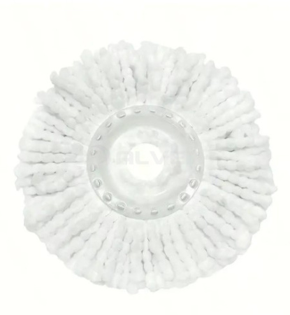 Запаска для швабры микрофибра круглая,спин, 2 шт/уп
