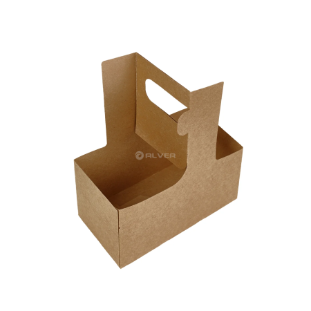 Держатель для двух стаканов ECO CUP HOLDER, 160*80*80, Крафт